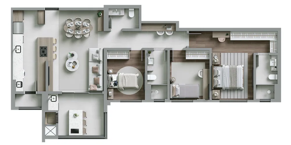 Apartamento, 3 quartos, 107 m² - Foto 8