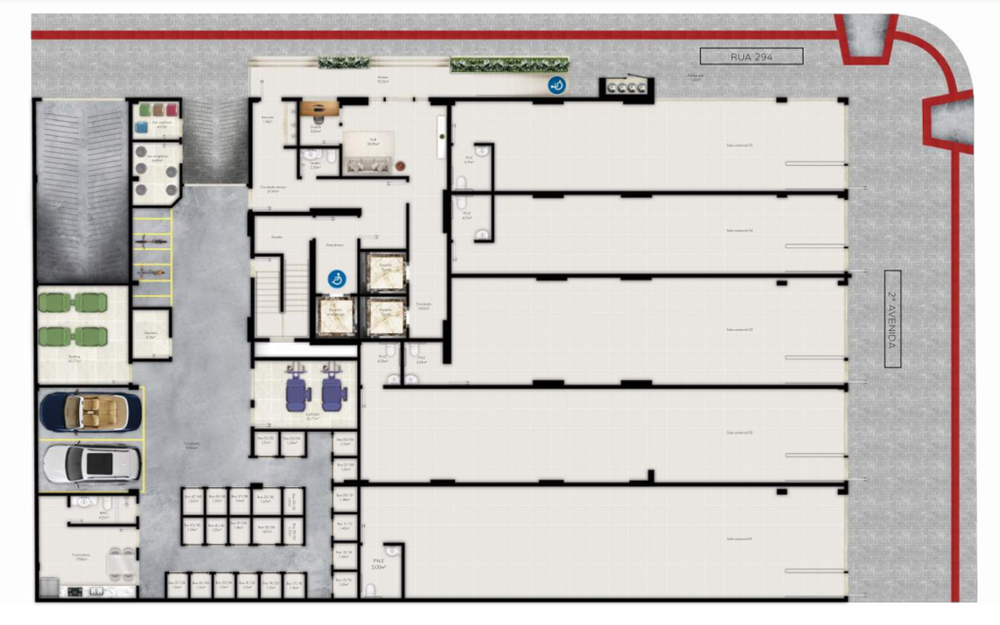 Loja-Salão, 132 m² - Foto 2