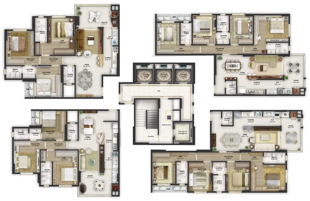 Apartamento, 4 quartos, 127 m² - Foto 5