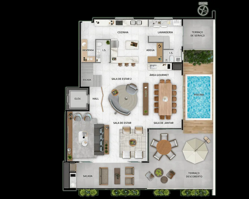Apartamento, 5 quartos, 849 m² - Foto 6