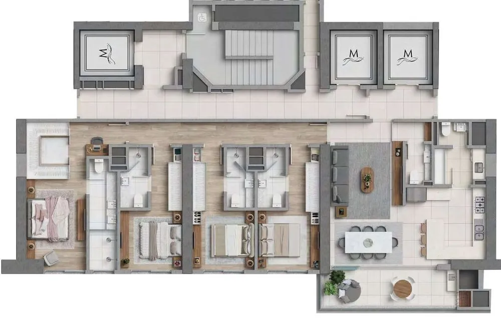 Apartamento, 4 quartos, 178 m² - Foto 11