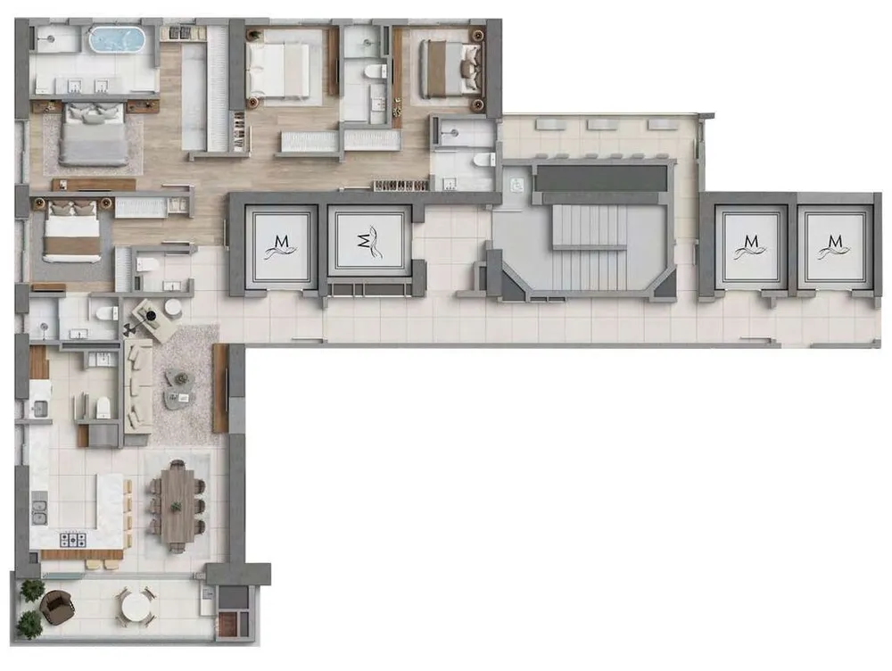 Apartamento, 4 quartos, 178 m² - Foto 12