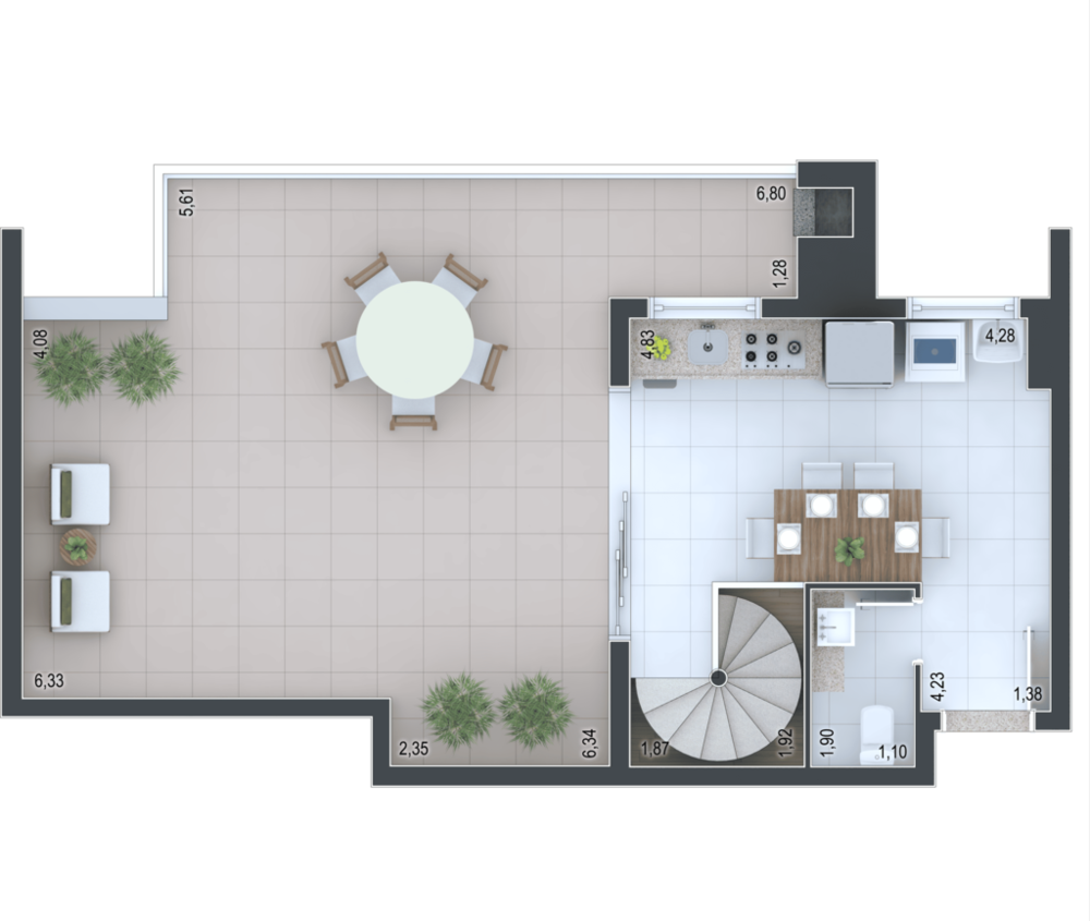 Cobertura à venda com 3 quartos, 115m² - Foto 6