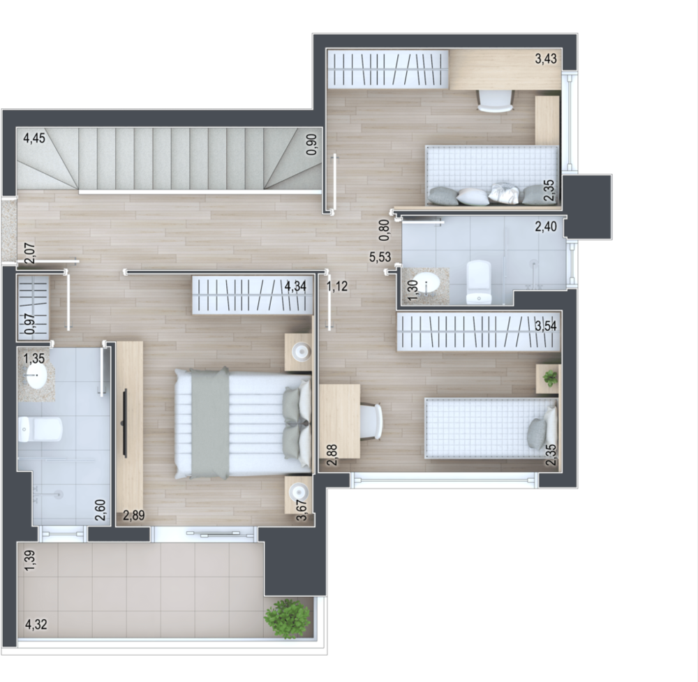 Apartamento, 3 quartos, 78 m² - Foto 7