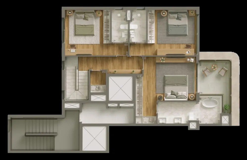 Apartamento, 3 quartos, 136 m² - Foto 8