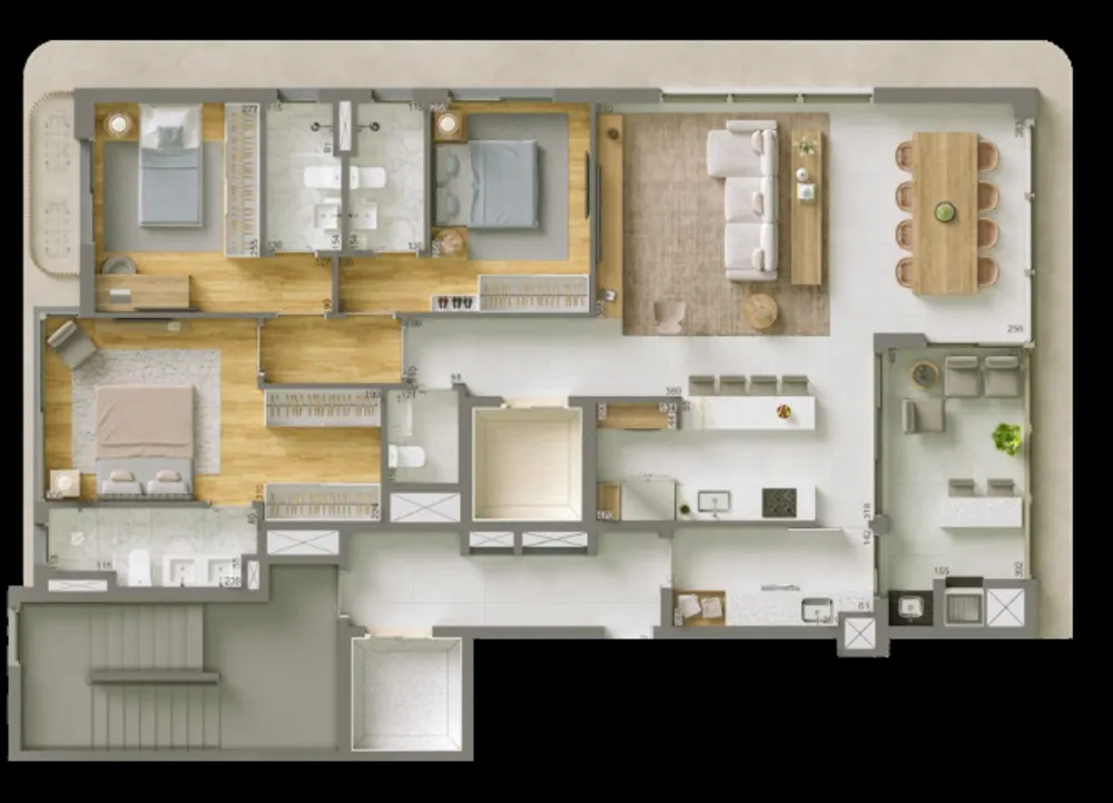 Apartamento, 3 quartos, 136 m² - Foto 6