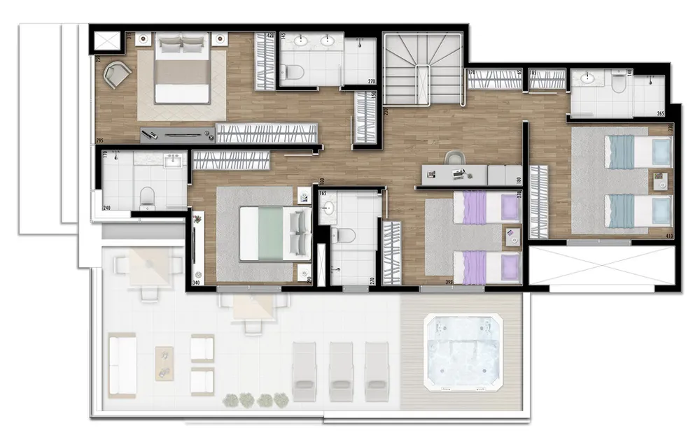 Apartamento, 3 quartos, 141 m² - Foto 2