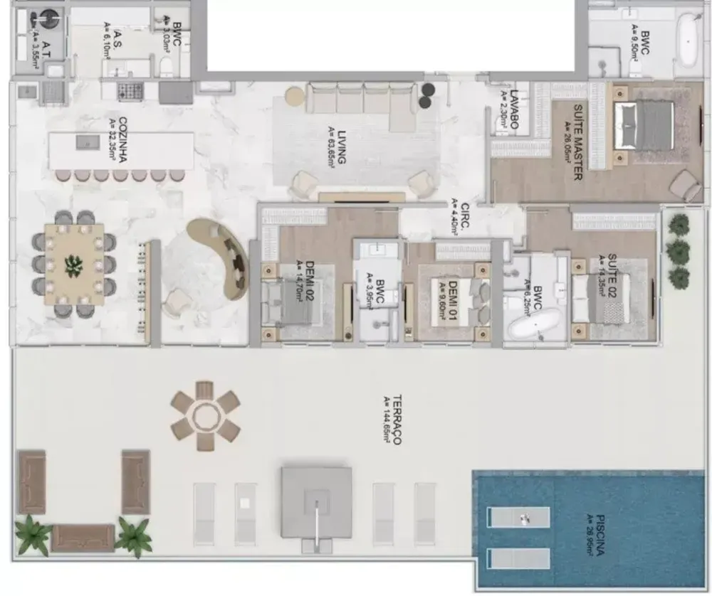 Apartamento, 4 quartos, 221 m² - Foto 16