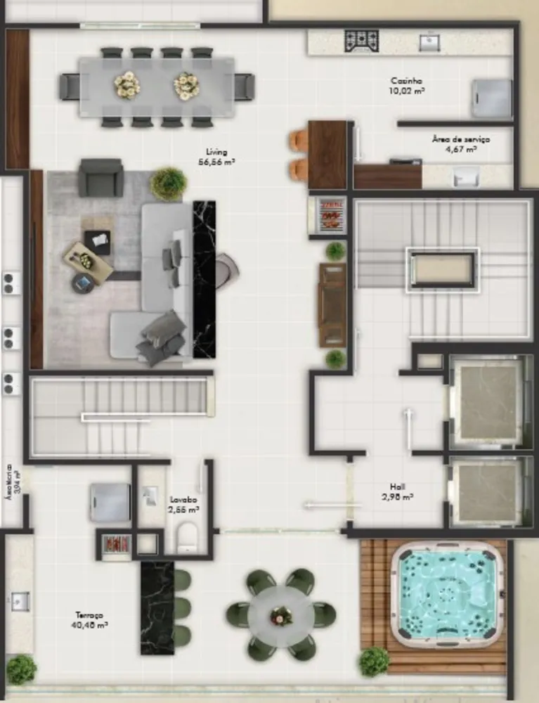Apartamento, 3 quartos, 135 m² - Foto 4