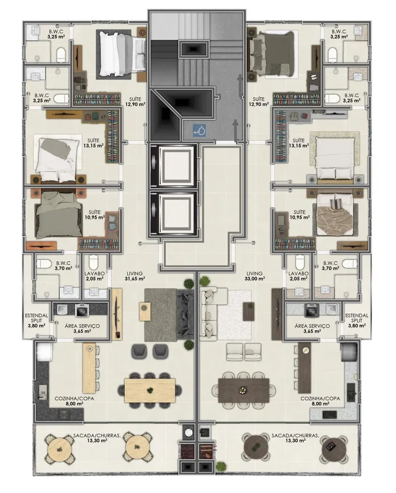 Apartamento, 3 quartos, 122 m² - Foto 20