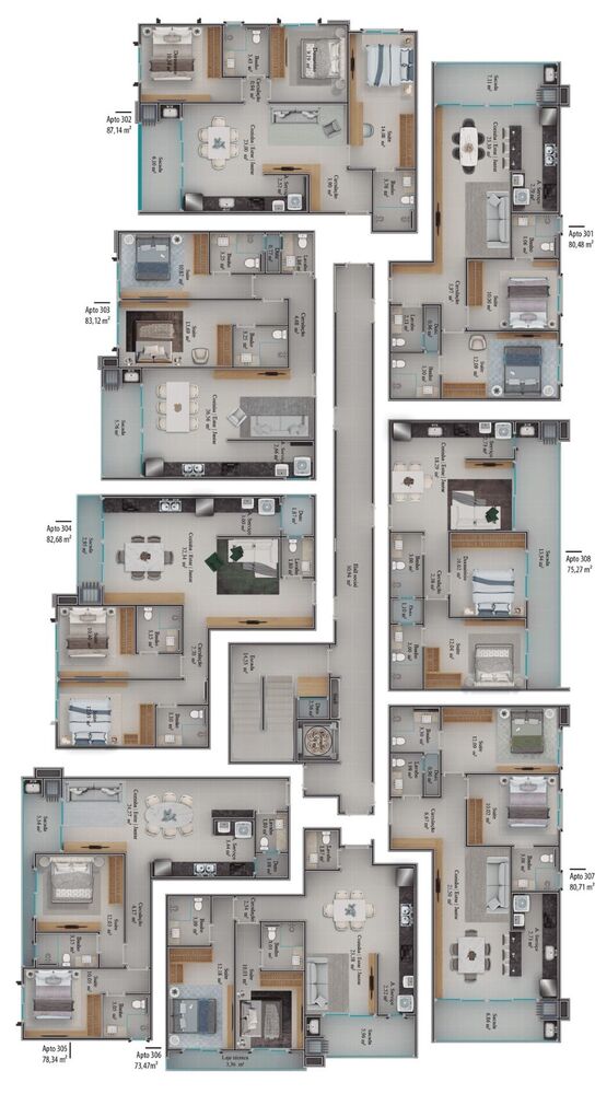 Apartamento, 2 quartos, 75 m² - Foto 13
