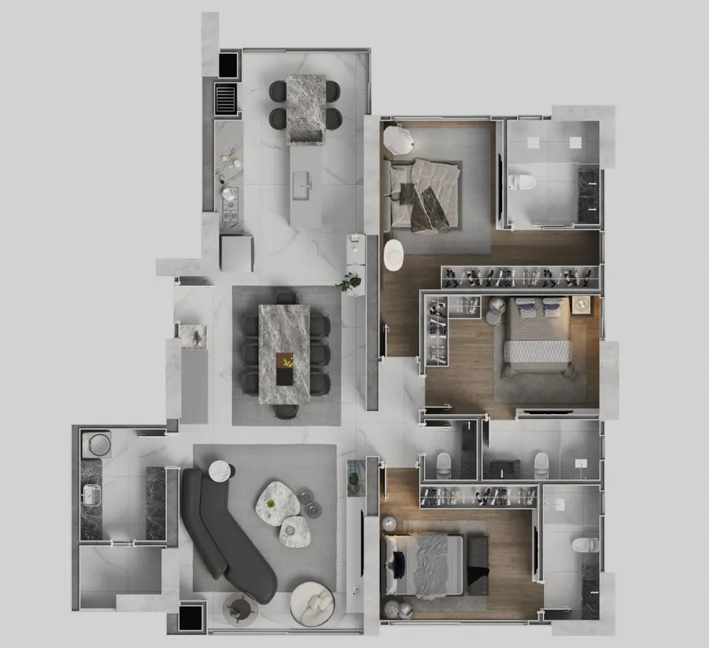 Apartamento, 3 quartos, 160 m² - Foto 16