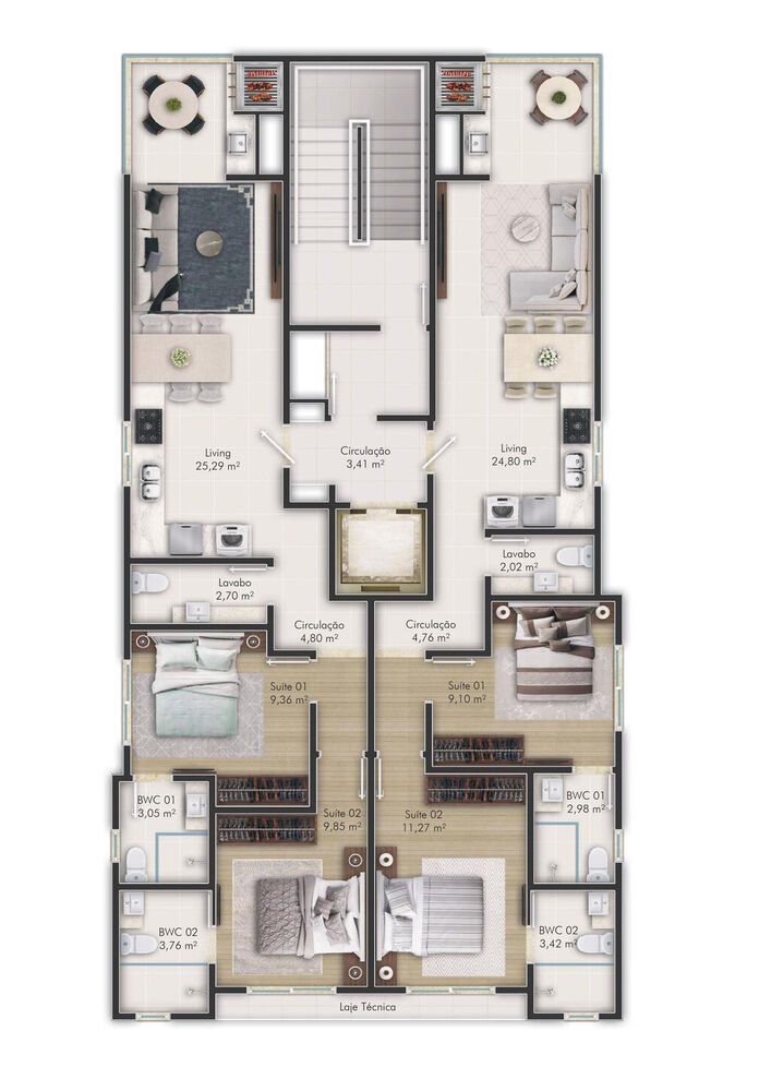 Apartamento, 2 quartos, 66 m² - Foto 5