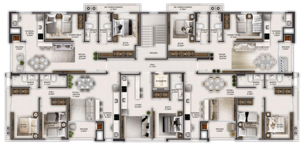 Apartamento, 2 quartos, 71 m² - Foto 8