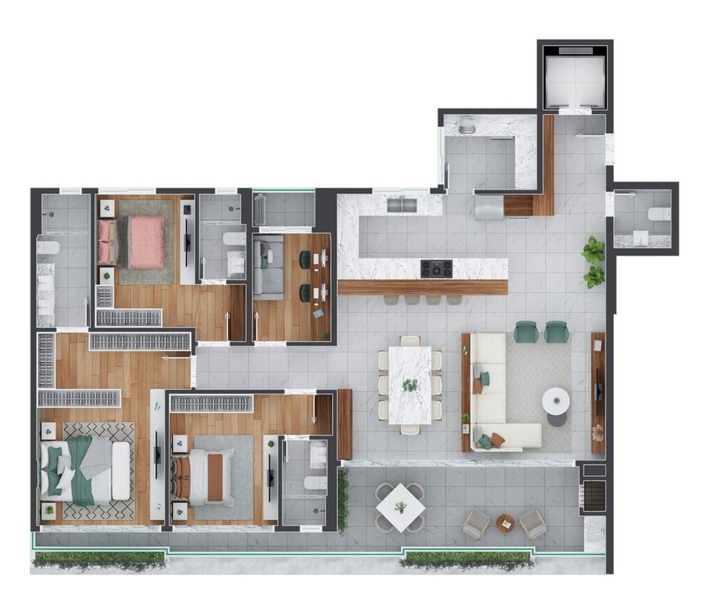 Cobertura à venda com 3 quartos, 282m² - Foto 13