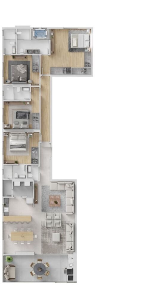 Apartamento, 4 quartos, 198 m² - Foto 8
