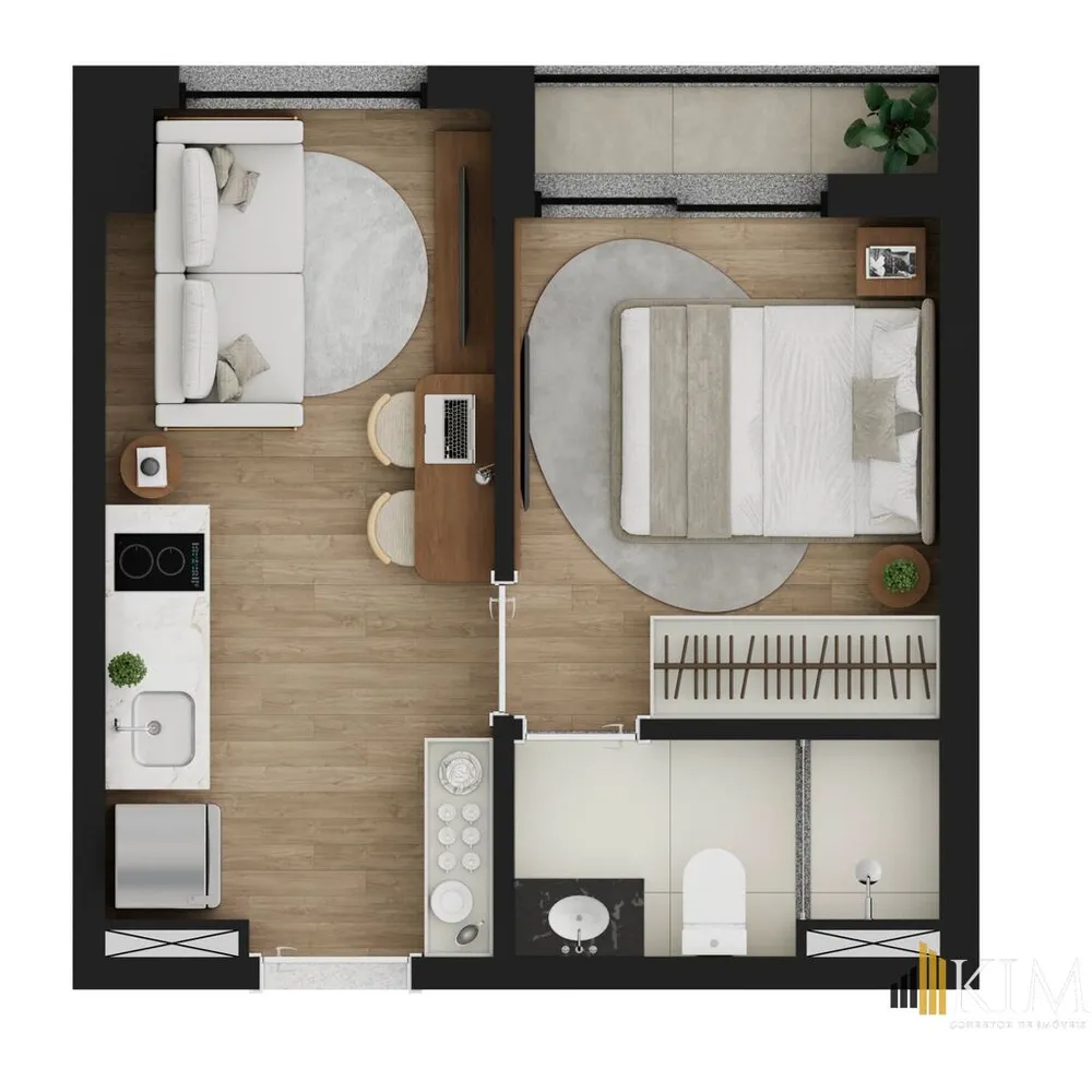 Apartamento, 2 quartos, 42 m² - Foto 6