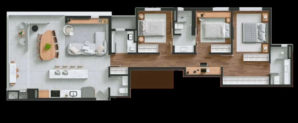 Apartamento, 3 quartos, 105 m² - Foto 7