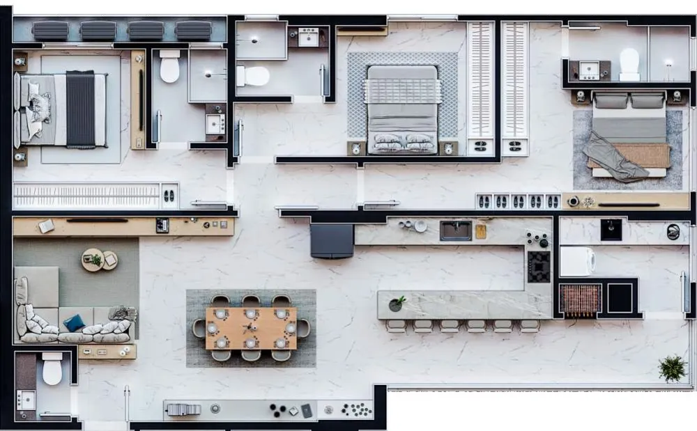 Apartamento, 3 quartos, 143 m² - Foto 10
