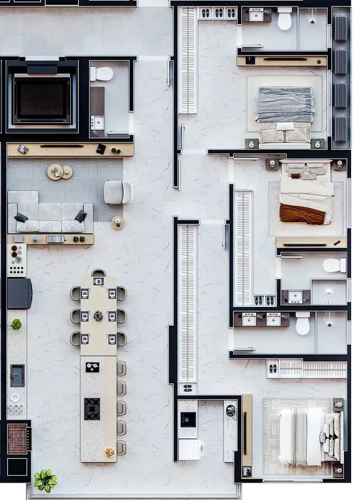 Apartamento, 3 quartos, 143 m² - Foto 12
