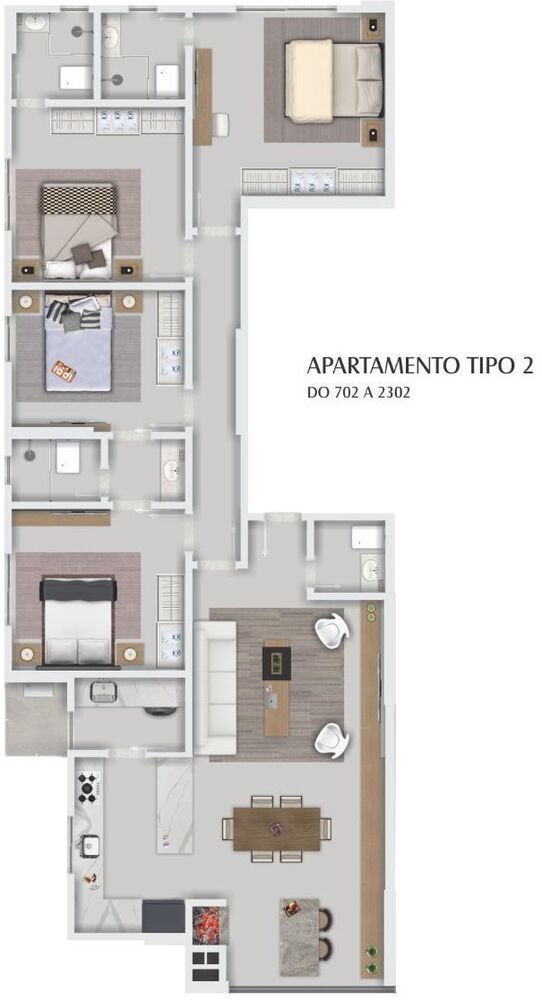 Apartamento, 4 quartos, 136 m² - Foto 8