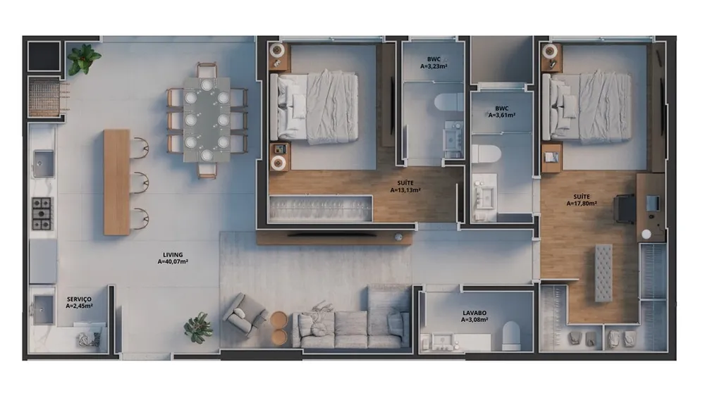 Apartamento, 3 quartos, 134 m² - Foto 10