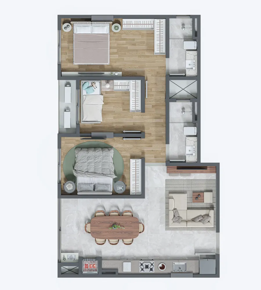 Apartamento, 2 quartos, 64 m² - Foto 19