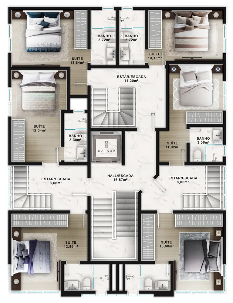 Cobertura, 2 quartos, 91 m² - Foto 12