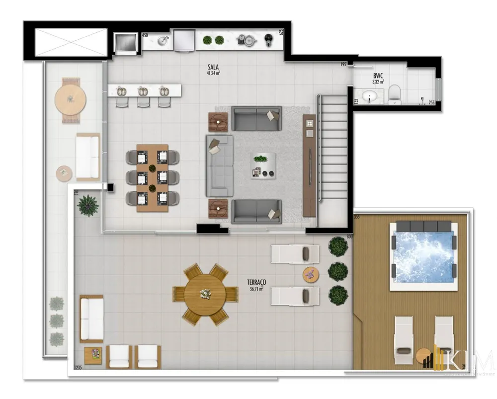 Cobertura, 3 quartos, 216 m² - Foto 1