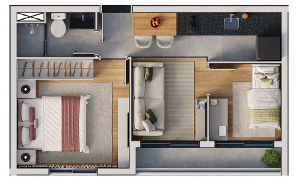 Apartamento, 3 quartos, 71 m² - Foto 6