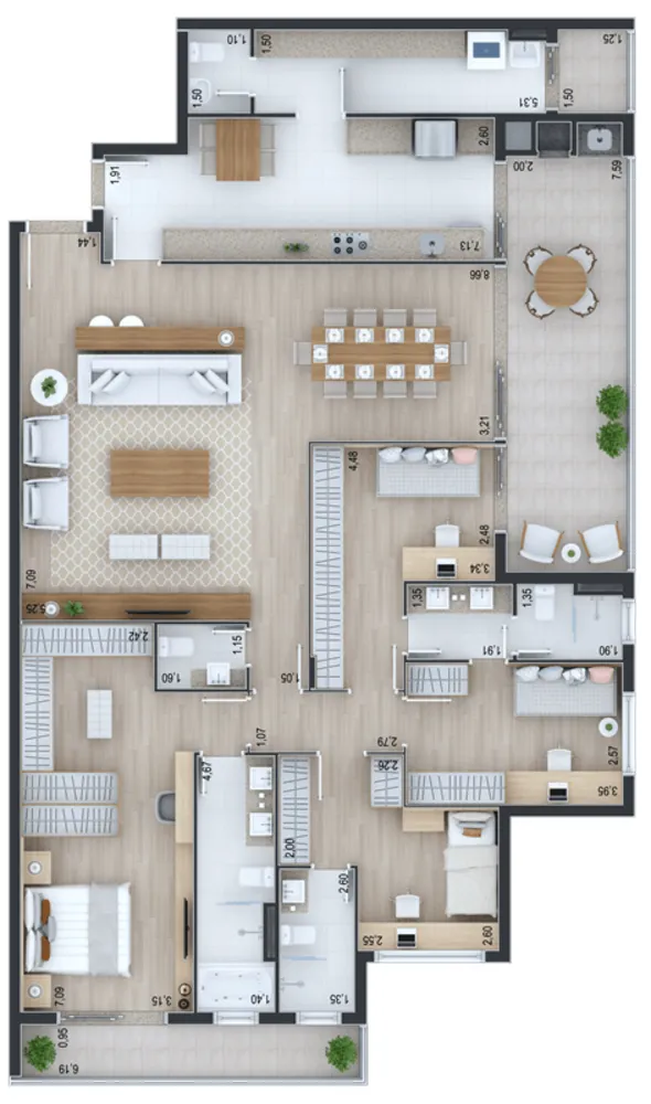 Apartamento, 3 quartos, 143 m² - Foto 11