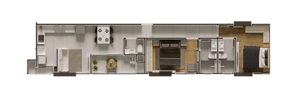 Apartamento, 2 quartos, 66 m² - Foto 4