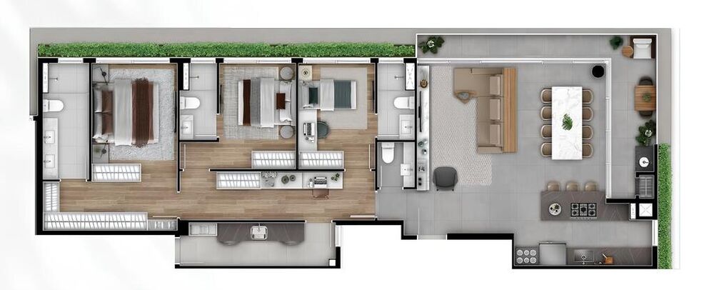 Apartamento à venda com 3 quartos, 302m² - Foto 7