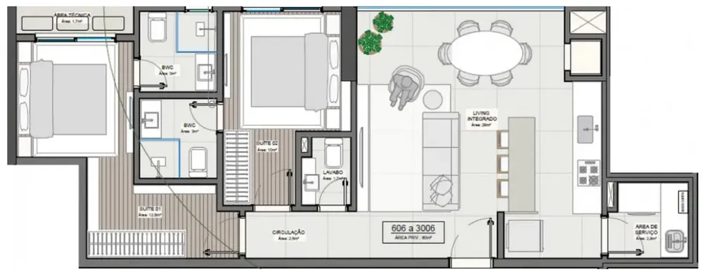 Apartamento, 3 quartos, 105 m² - Foto 7