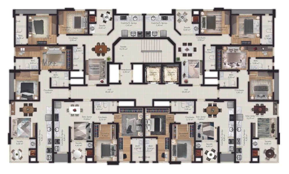Apartamento, 2 quartos, 63 m² - Foto 8