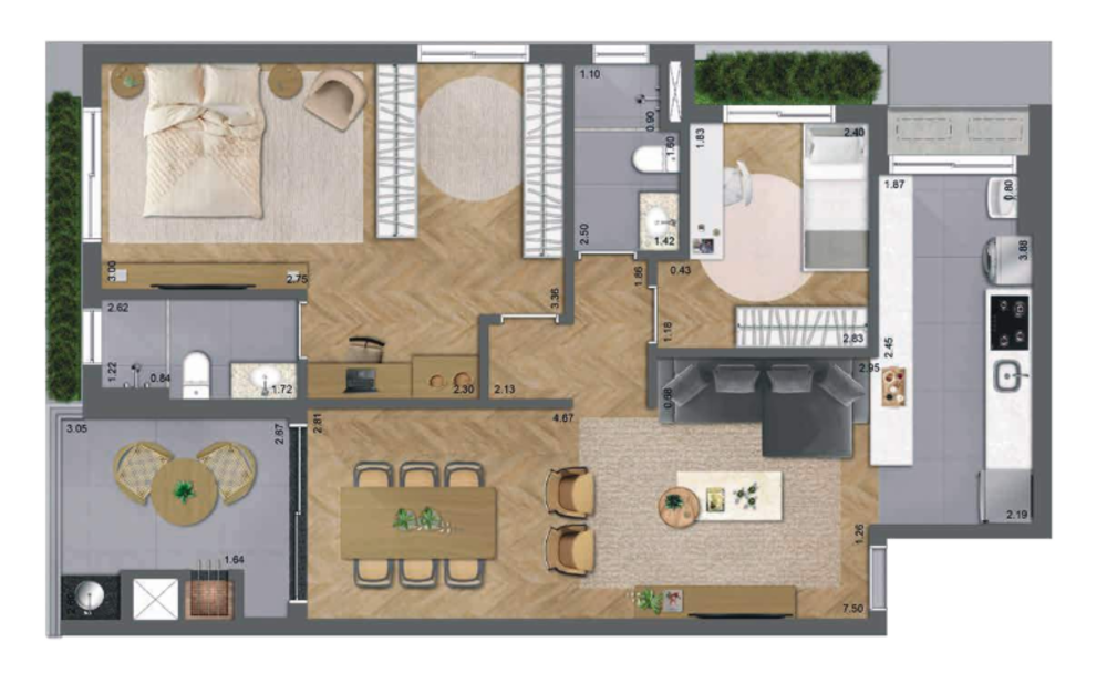 Cobertura, 3 quartos, 140 m² - Foto 8