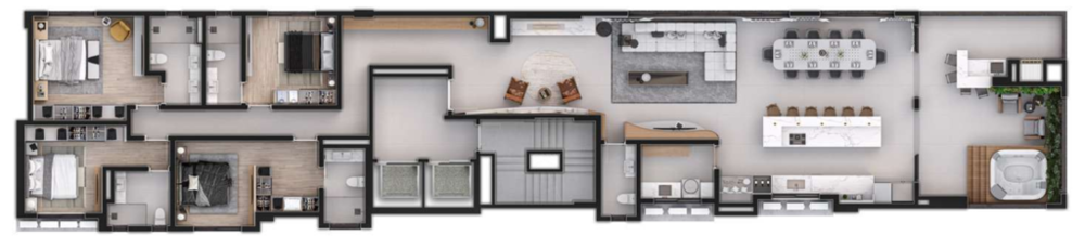 Cobertura, 4 quartos, 261 m² - Foto 5