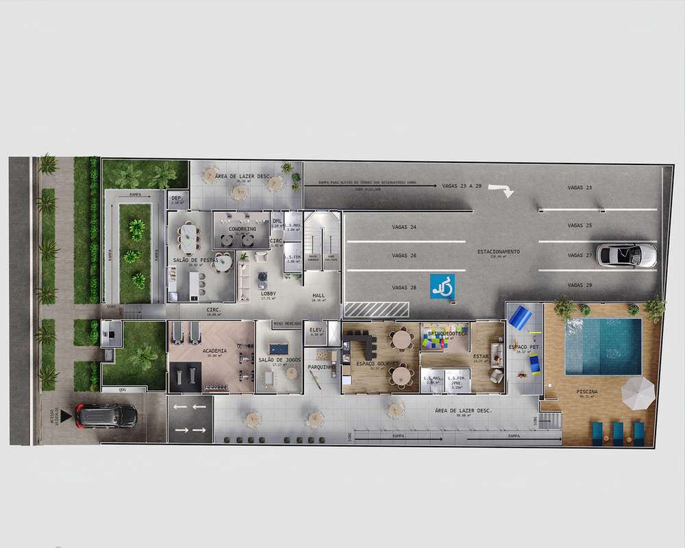 Cobertura, 3 quartos, 121 m² - Foto 3