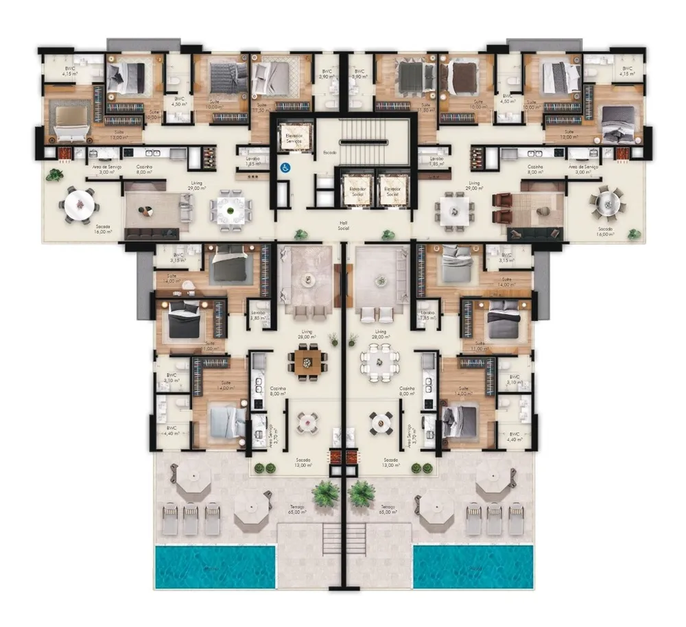 Apartamento, 3 quartos, 120 m² - Foto 1