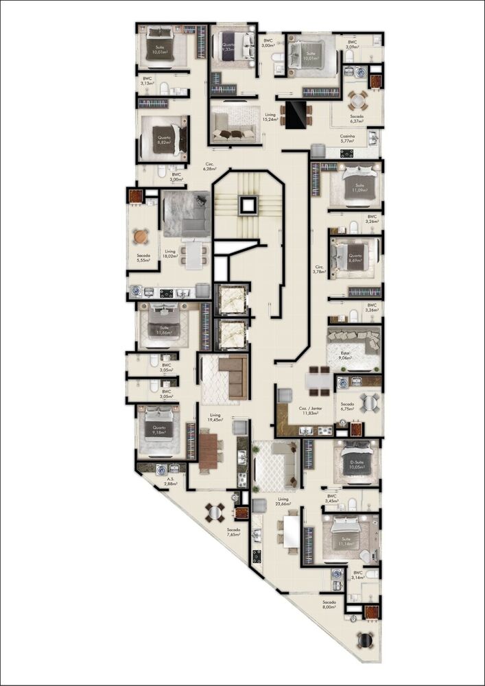 Apartamento, 2 quartos, 64 m² - Foto 8