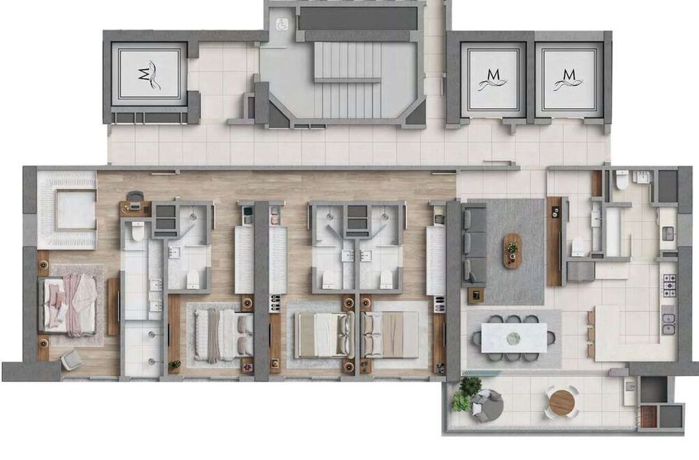 Apartamento, 4 quartos, 283 m² - Foto 4
