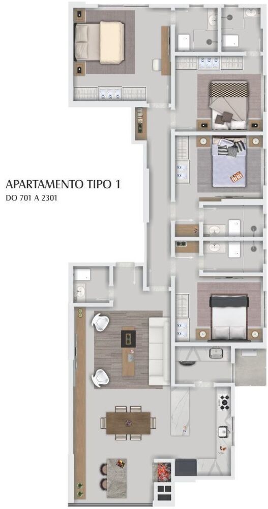 Apartamento, 4 quartos, 135 m² - Foto 9