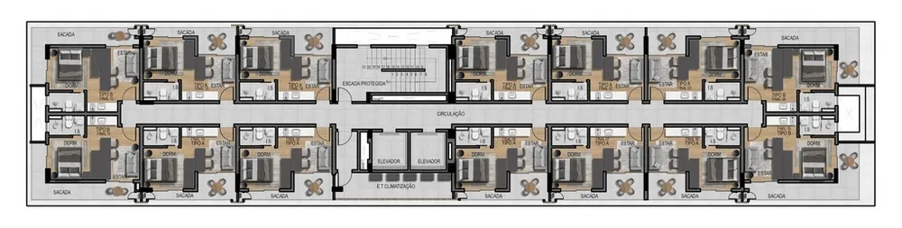 Apartamento, 1 quarto, 22 m² - Foto 7