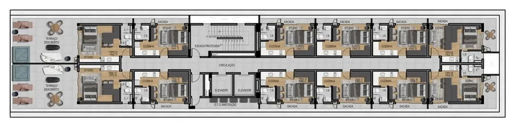 Apartamento, 1 quarto, 22 m² - Foto 5