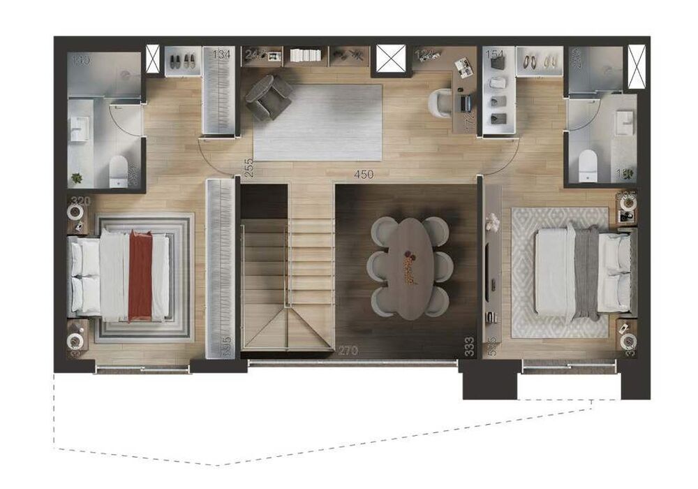 Apartamento, 2 quartos, 164 m² - Foto 3