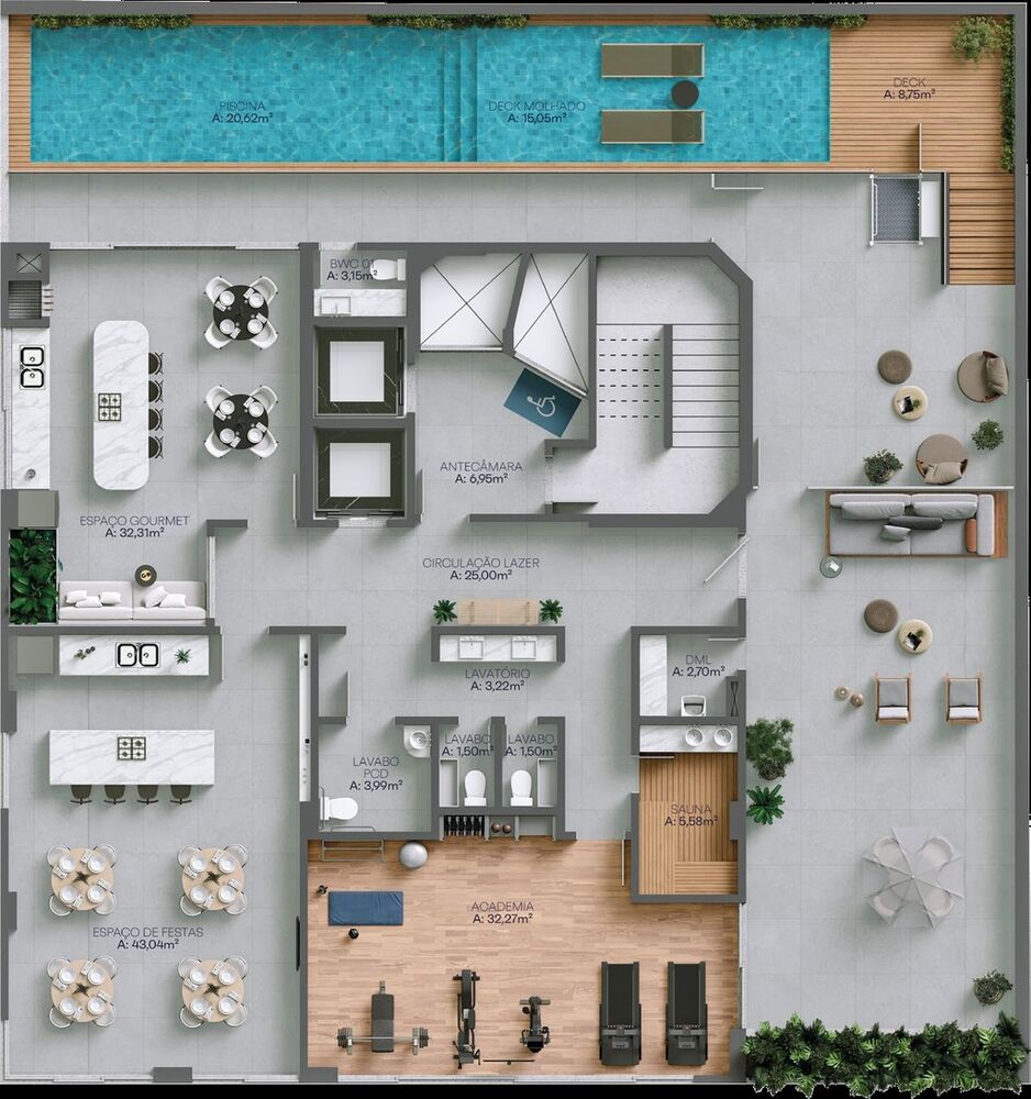 Apartamento, 3 quartos, 163 m² - Foto 2
