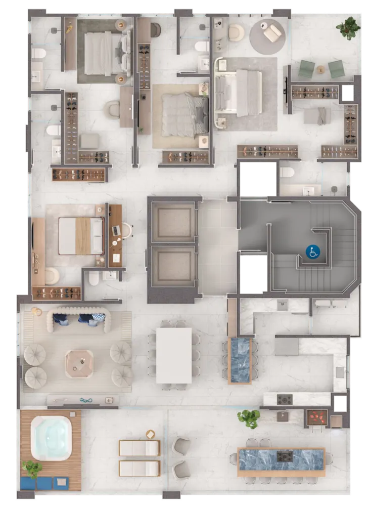 Cobertura, 4 quartos, 264 m² - Foto 8