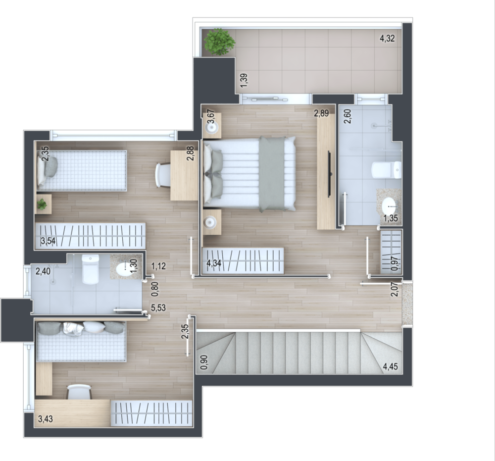 Apartamento, 3 quartos, 88 m² - Foto 4