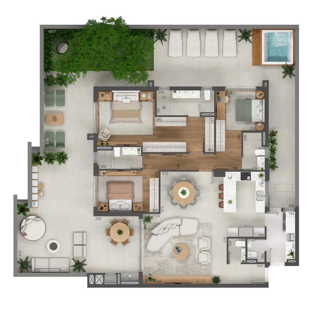 Apartamento, 3 quartos, 156 m² - Foto 8