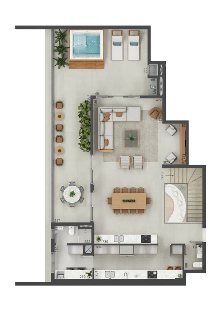 Apartamento, 3 quartos, 156 m² - Foto 2